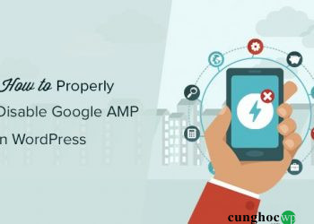 Hướng dẫn tắt Google AMP đúng cách trong WordPress