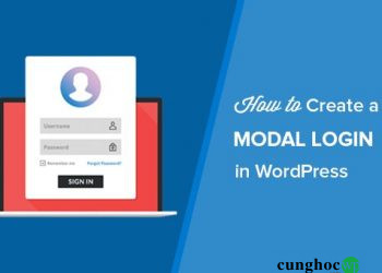 Cách tạo Popup đăng nhập trên WordPress
