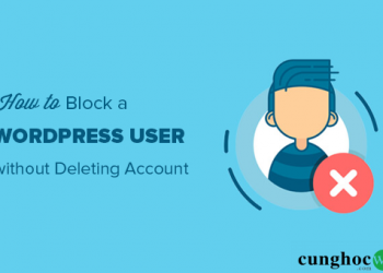 Hướng dẫn cách ban nick người dùng trong WordPress thay vì xóa tài khoản