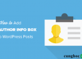 Cách thêm hộp thông tin tác giả trong bài viết WordPress