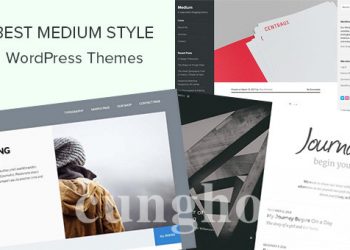24 theme WordPress tốt nhất theo phong cách Medium