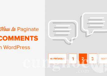 Hướng dẫn cách đánh số trang phần bình luận (comment) trên WordPress
