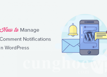 Cách quản lý email thông báo bình luận trên WordPress