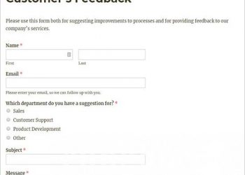 Cách thêm form Feedback vào WordPress đơn giản