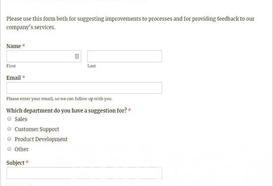Cách thêm form Feedback vào WordPress đơn giản