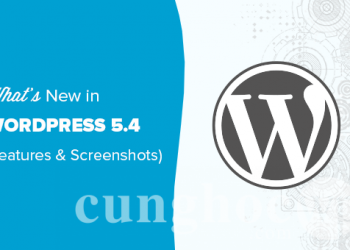 Những điểm mới trong WordPress 5.4