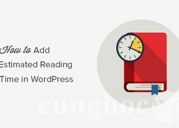 Hướng dẫn hiển thị bộ đếm thời gian đọc trong WordPress