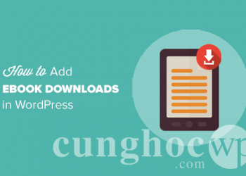 Hướng dẫn thêm tính năng download hoặc bán Ebook ngay trên website WordPress
