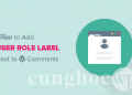 Hướng dẫn thêm User Role Label vào mỗi bình luận trong WordPress