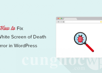 Hướng dẫn từng bước cách khắc phục lỗi màn hình trắng (white screen of death) trên WordPress