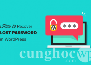 Cách khôi phục mật khẩu trong WordPress