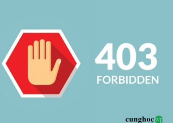 Cách sửa lỗi 403 Forbidden trong WordPress