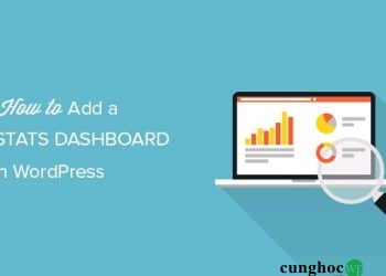 Cách thêm Stats Dashboard trong WordPress