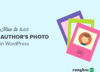Cách thêm ảnh tác giả trong WordPress