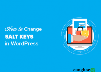 Cách thay đổi tự động SALT Key trong WordPress