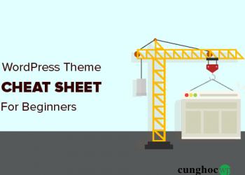 Tìm hiểu về WordPress Theme Cheat Sheet (dành cho người mới bắt đầu)