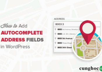 Tự động lưu địa chỉ