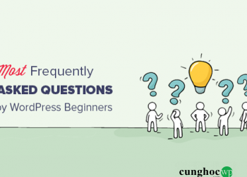 28 câu hỏi thường gặp nhất từ người dùng WordPress mới