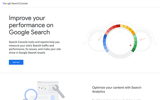 Bảng điều khiển tìm kiếm của Google