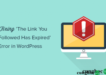 Huong Dan Sua Loi The Link You Followed Has Expired Tren Wordpress 86624 4