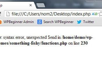 Hướng dẫn sửa lỗi Syntax Error trong WordPress