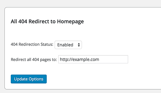 All 404 redirect to home page