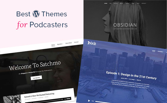 WordPress themes for podcasters