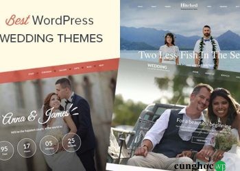 21 theme WordPress tốt nhất dành cho các trang web về tiệc cưới