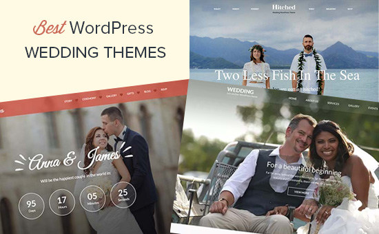 Chủ đề đám cưới tốt nhất cho WordPress