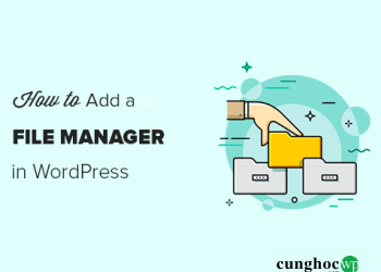 Cách thêm FTP như File Manager trong Dashboard WordPress
