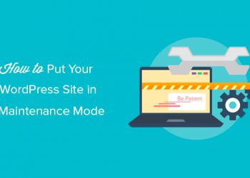 bật chế độ bảo trì cho website WordPress