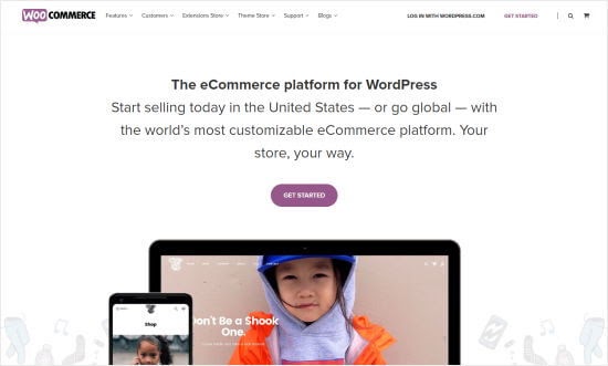 Trang web WooCommerce
