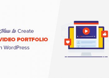 tạo video portfolio WordPress