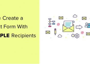 tạo biểu mẫu liên hệ cho nhiều người nhận